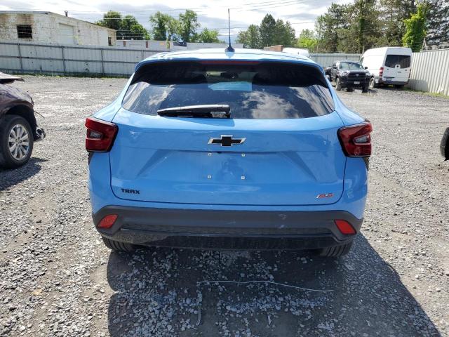 KL77LGE21RC183636 - 2024 CHEVROLET TRAX 1RS BLUE photo 6