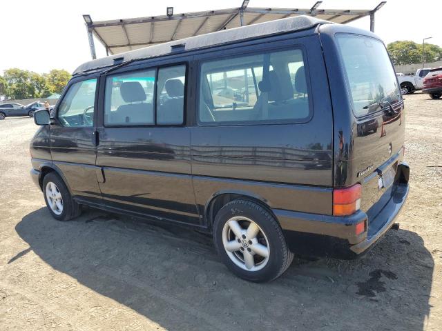 WV2NB47042H065923 - 2002 VOLKSWAGEN EUROVAN MV BLACK photo 2