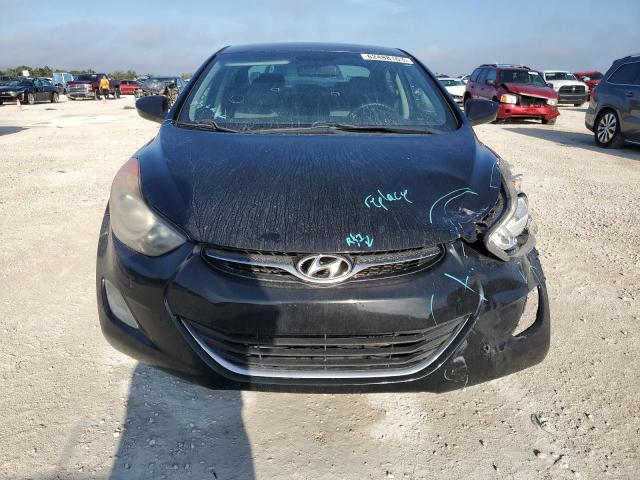 KMHDH4AE2CU403370 - 2012 HYUNDAI ELANTRA GLS BLACK photo 5