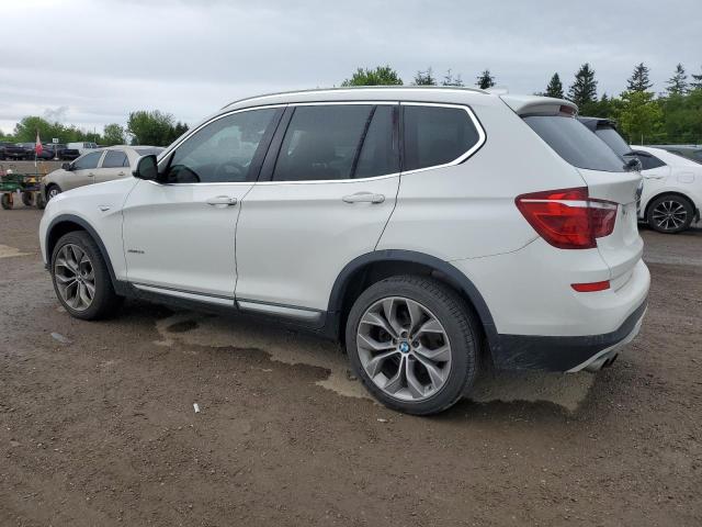 5UXWX9C56G0D89899 - 2016 BMW X3 XDRIVE28I WHITE photo 2