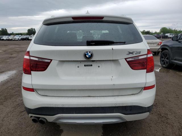5UXWX9C56G0D89899 - 2016 BMW X3 XDRIVE28I WHITE photo 6