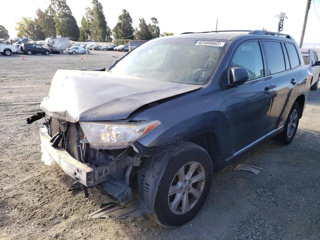 5TDZK3EH7DS111519 - 2013 TOYOTA HIGHLANDER BASE CHARCOAL photo 1