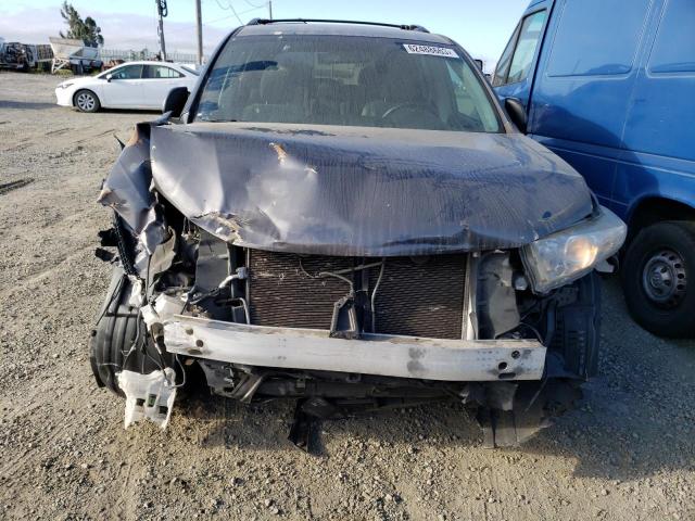 5TDZK3EH7DS111519 - 2013 TOYOTA HIGHLANDER BASE CHARCOAL photo 5