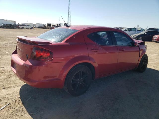 1B3BD1FG6BN528527 - 2011 DODGE AVENGER MAINSTREET RED photo 3