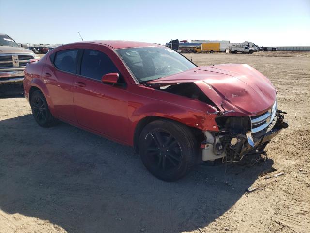 1B3BD1FG6BN528527 - 2011 DODGE AVENGER MAINSTREET RED photo 4