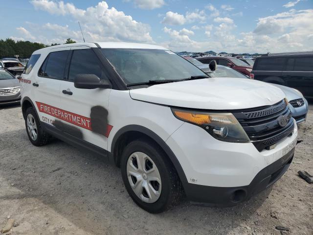 1FM5K8AR2EGB96285 - 2014 FORD EXPLORER POLICE INTERCEPTOR 白色 照片 4