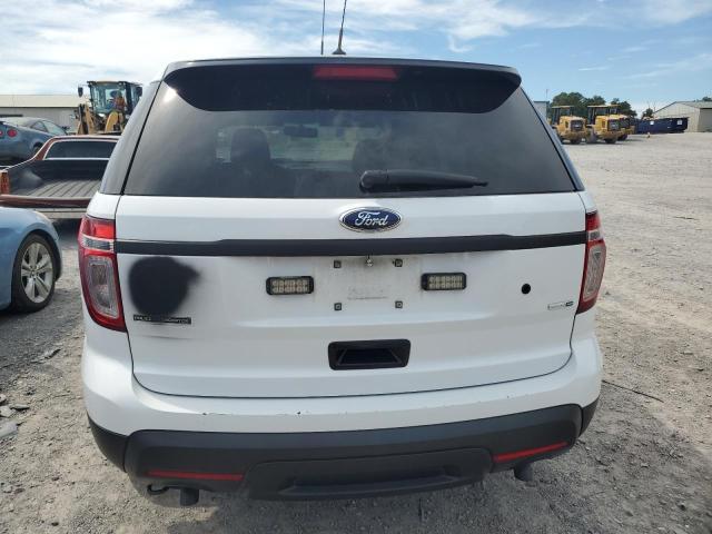 1FM5K8AR2EGB96285 - 2014 FORD EXPLORER POLICE INTERCEPTOR 白色 照片 6
