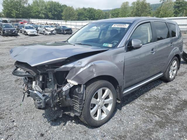 JA4JT5AX3DU014407 - 2013 MITSUBISHI OUTLANDER GT SILVER photo 1