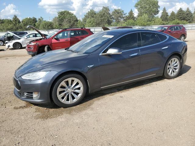 5YJSA1E23FF118933 - 2015 TESLA MODEL S Boz foto 1