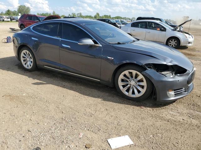 5YJSA1E23FF118933 - 2015 TESLA MODEL S Boz foto 4