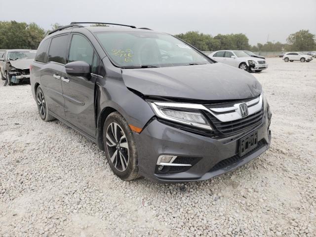 5FNRL6H91JB001696 - 2018 HONDA ODYSSEY ELITE GRAY photo 1