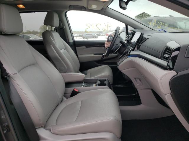 5FNRL6H91JB001696 - 2018 HONDA ODYSSEY ELITE Gris foto 5