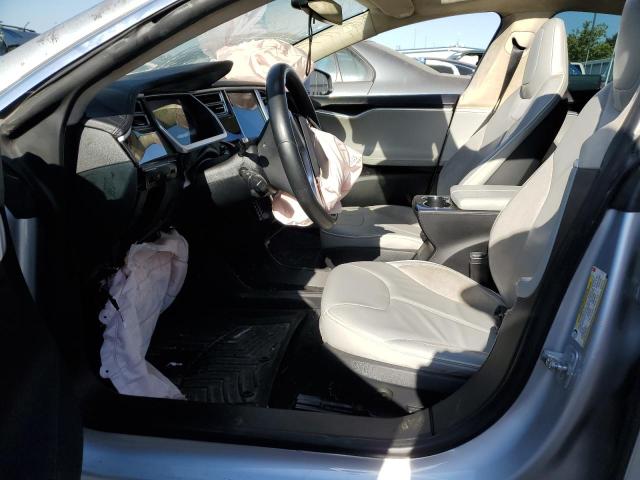5YJSA1DP1DFP12723 - 2013 TESLA MODEL S Արծաթագույն լուսանկար 7