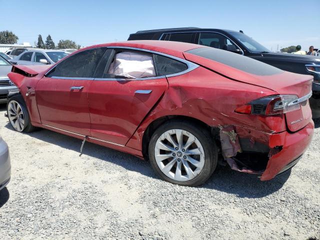 5YJSA1E15GF174008 - 2016 TESLA MODEL S Qırmızı foto 2