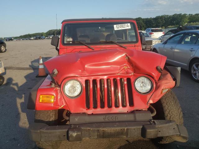 1J4FY29P5WP783406 - 1998 JEEP WRANGLER / SE RED photo 5