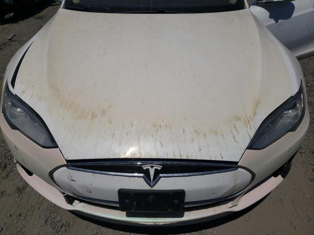 5YJSA1S18EFP52197 - 2014 TESLA MODEL S Սպիտակ լուսանկար 11