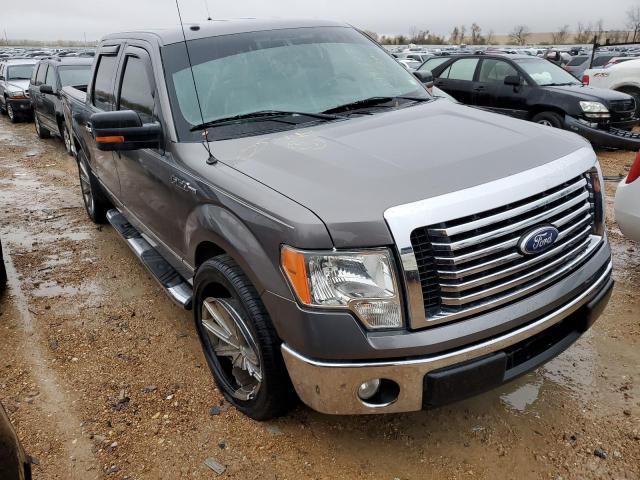 1FTEW1C87AKA26144 - 2010 FORD F150 SUPER GRAY photo 1