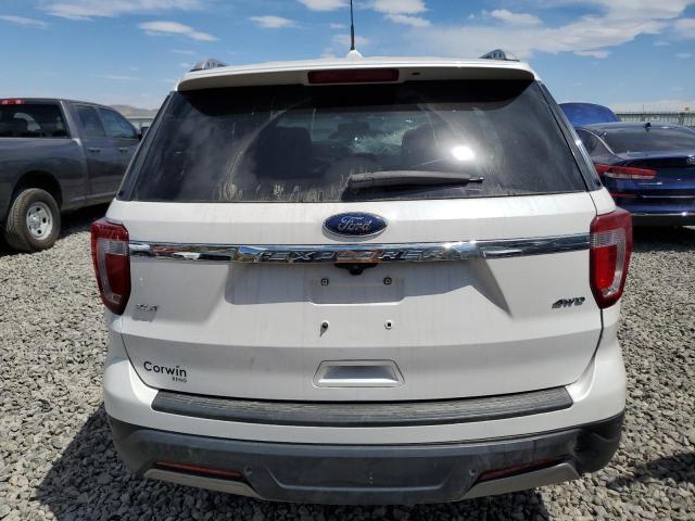 1FM5K8D87KGB09902 - 2019 FORD EXPLORER XLT WHITE photo 6