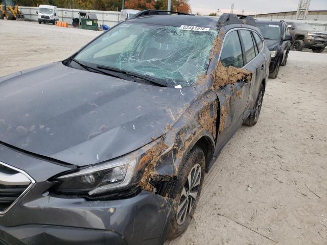 4S4BTAAC3M3159495 - 2021 SUBARU OUTBACK GRAY photo 9