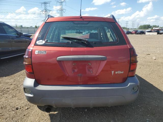 5Y2SL65888Z411736 - 2008 PONTIAC VIBE RED photo 6
