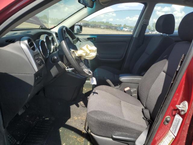 5Y2SL65888Z411736 - 2008 PONTIAC VIBE RED photo 7