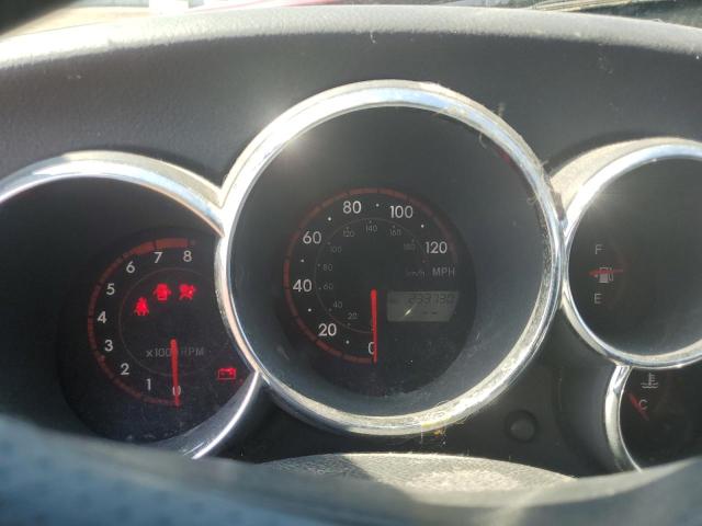 5Y2SL65888Z411736 - 2008 PONTIAC VIBE RED photo 9