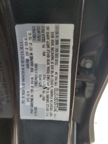 3MYDLBZV3GY137793 - 2016 TOYOTA SCION IA CHARCOAL photo 12