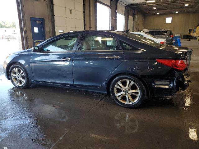 5NPEC4AC4DH677106 - 2013 HYUNDAI SONATA SE BLUE photo 2