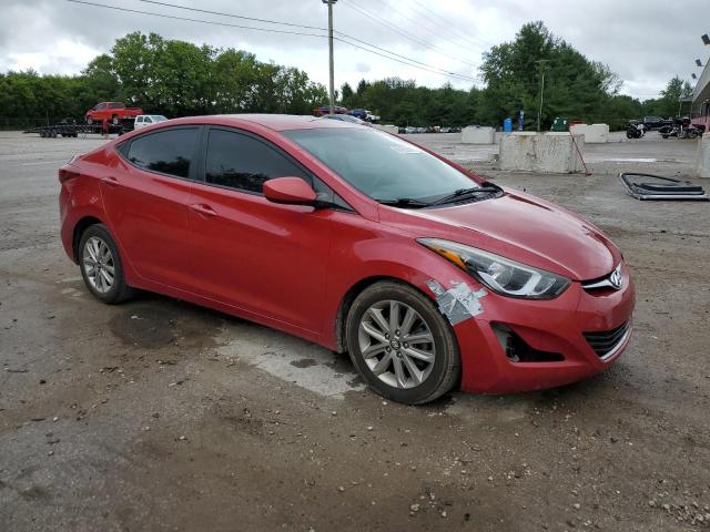 KMHDH4AE7GU519797 - 2016 HYUNDAI ELANTRA SE RED photo 4