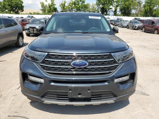 1FMSK8DH6NGA11595 - 2022 FORD EXPLORER XLT BLUE photo 5
