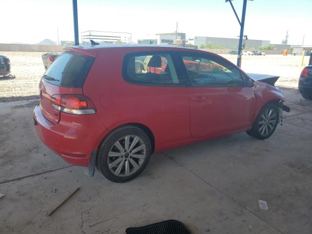 WVWMM7AJ5CW309941 - 2012 VOLKSWAGEN GOLF RED photo 3