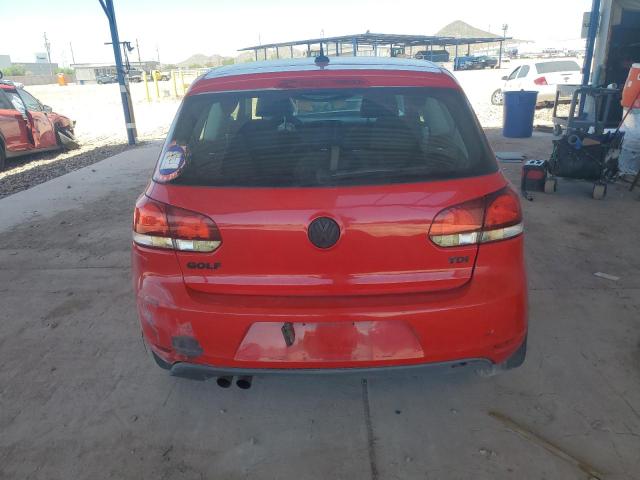 WVWMM7AJ5CW309941 - 2012 VOLKSWAGEN GOLF RED photo 6