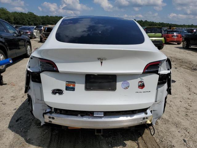 7SAYGAEE5NF398813 - 2022 TESLA MODEL Y WHITE photo 6