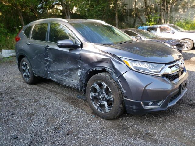 2HKRW2H97JH101397 - 2018 HONDA CR-V TOURING GRAY photo 4