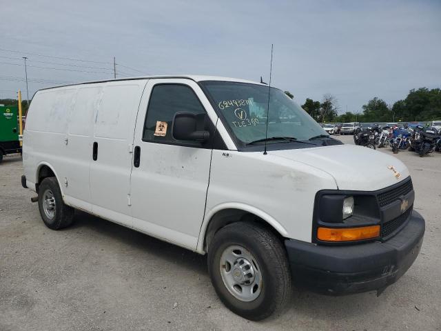 1GCWGFFA6E1100498 - 2014 CHEVROLET EXPRESS G2 WHITE photo 4