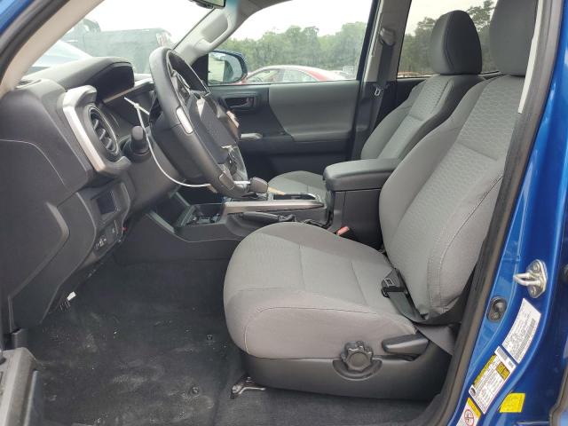 3TMAZ5CNXJM059781 - 2018 TOYOTA TACOMA DOUBLE CAB BLUE photo 7
