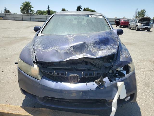 2HGFA16669H508055 - 2009 HONDA CIVIC LX-S Կապույտ լուսանկար 5