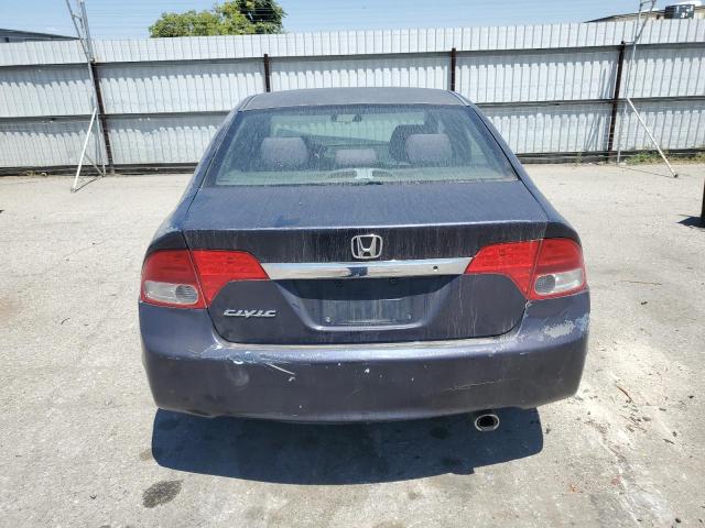 2HGFA16669H508055 - 2009 HONDA CIVIC LX-S Կապույտ լուսանկար 6