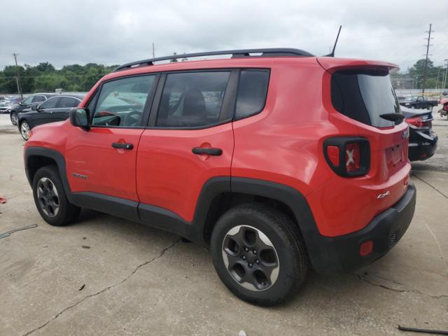 ZACCJBAB0JPH54775 - 2018 JEEP RENEGADE SPORT Қызыл фото 2