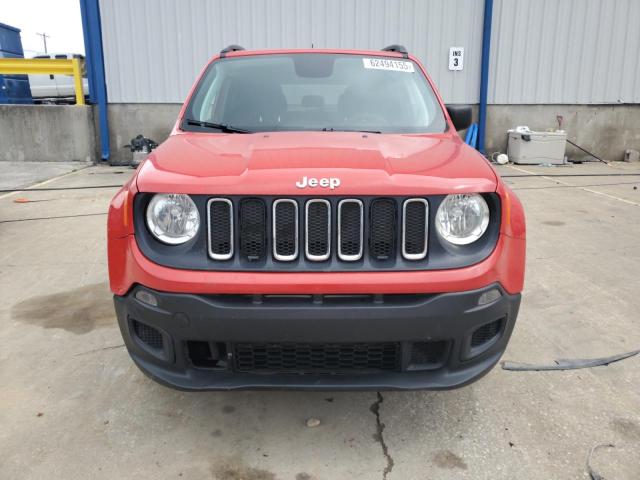 ZACCJBAB0JPH54775 - 2018 JEEP RENEGADE SPORT Қызыл фото 5