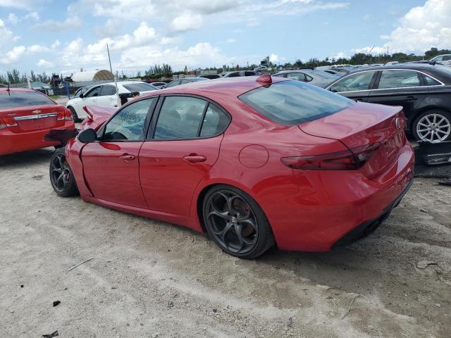 ZARFAMAN2K7609308 - 2019 ALFA ROMEO GIULIA RED photo 2