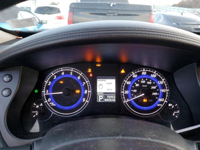 JN1AJ0HR8CM452184 - 2012 INFINITI EX35 BASE Սև լուսանկար 9