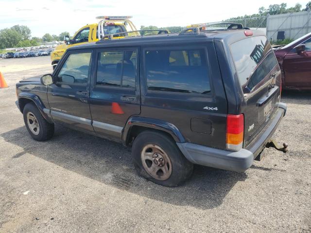 1J4FF48SX1L536082 - 2001 JEEP CHEROKEE SPORT BLACK photo 2