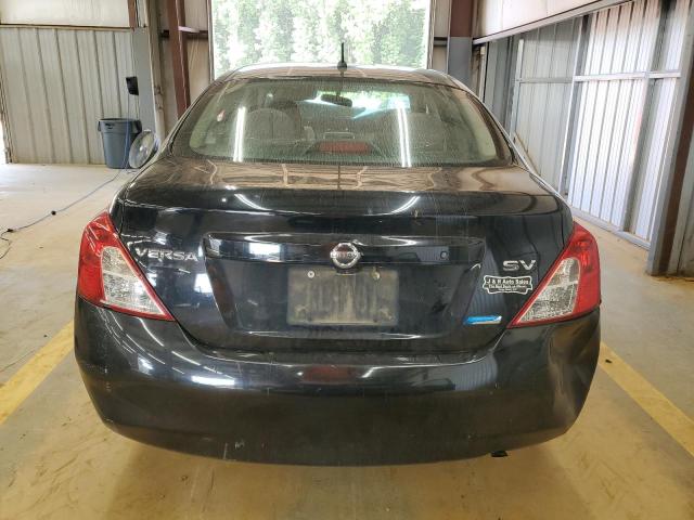3N1CN7APXCL904743 - 2012 NISSAN VERSA S BLACK photo 6