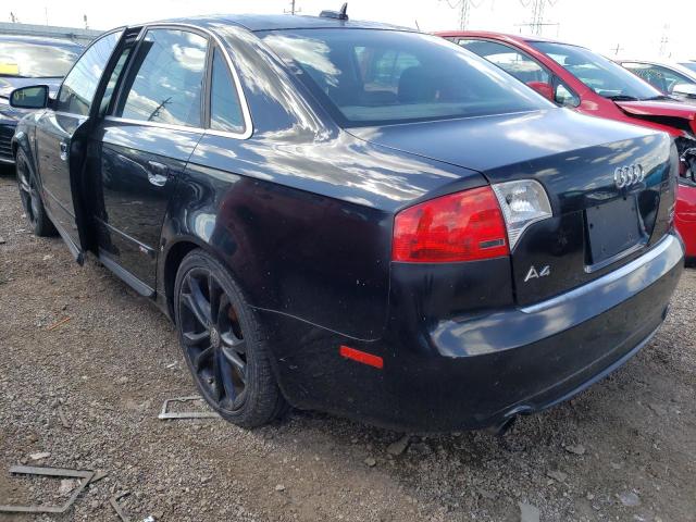 WAUEH98E87A197763 - 2007 AUDI A4 S-LINE 3.2 QUATTRO BLACK photo 3