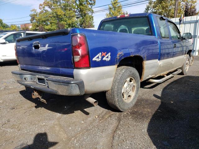 1GCEK19T84Z262448 - 2001 CHEVROLET 1500 SILVE K1500 BLUE photo 4