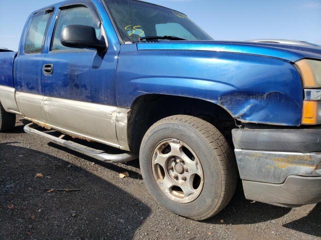 1GCEK19T84Z262448 - 2001 CHEVROLET 1500 SILVE K1500 BLUE photo 9