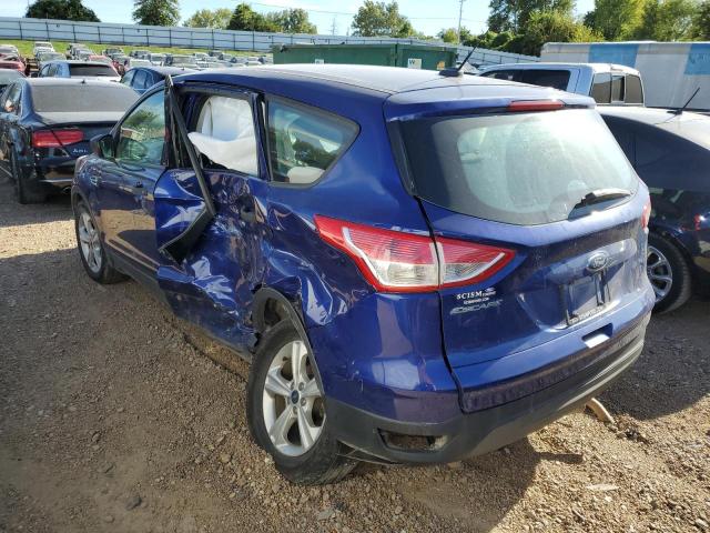 1FMCU0F75EUE39535 - 2014 FORD ESCAPE S BLUE photo 3