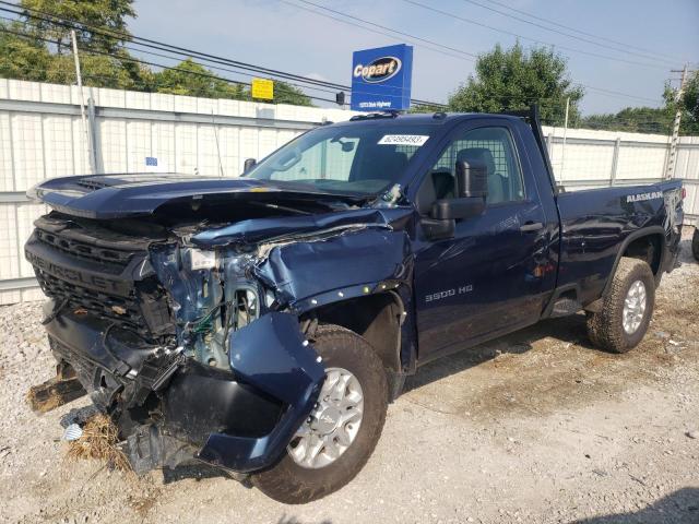 1GC3YSE70LF324977 - 2020 CHEVROLET SILVERADO K3500 BLUE photo 1