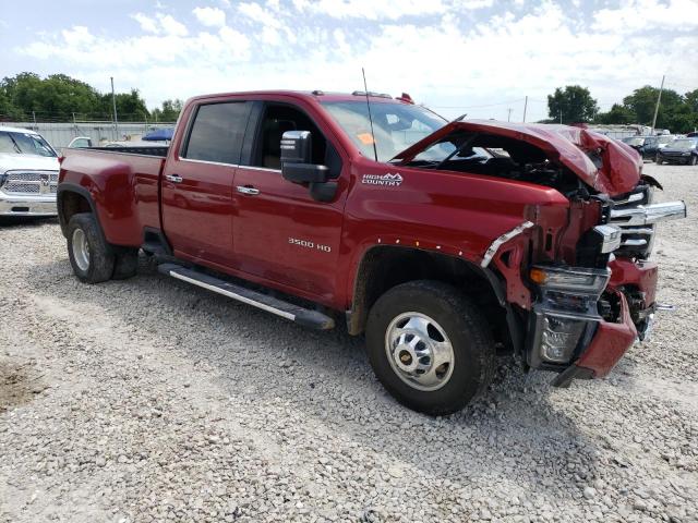 1GC4YVEY8NF302257 - 2022 CHEVROLET SILVERADO K3500 HIGH COUNTRY RED photo 4